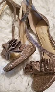 New Gold Jessica Simpson heels